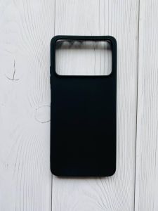 Силіконовий матовий чохол для Xiaomi Poco X4 Pro 5G Чорний