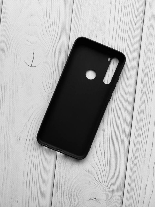 Силіконовий матовий чохол для Xiaomi Redmi Note 8T Чорний