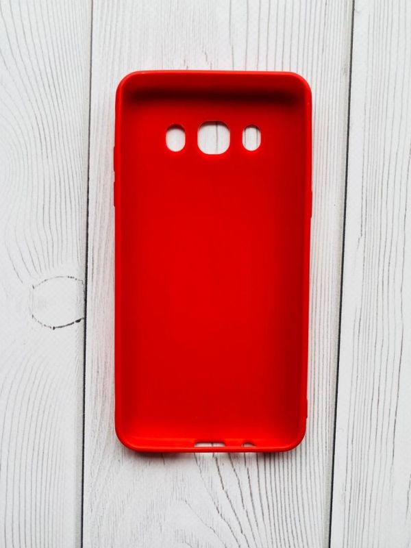 Силіконовий матовий чохол для Samsung Galaxy J5 (2016) J510 Червоний