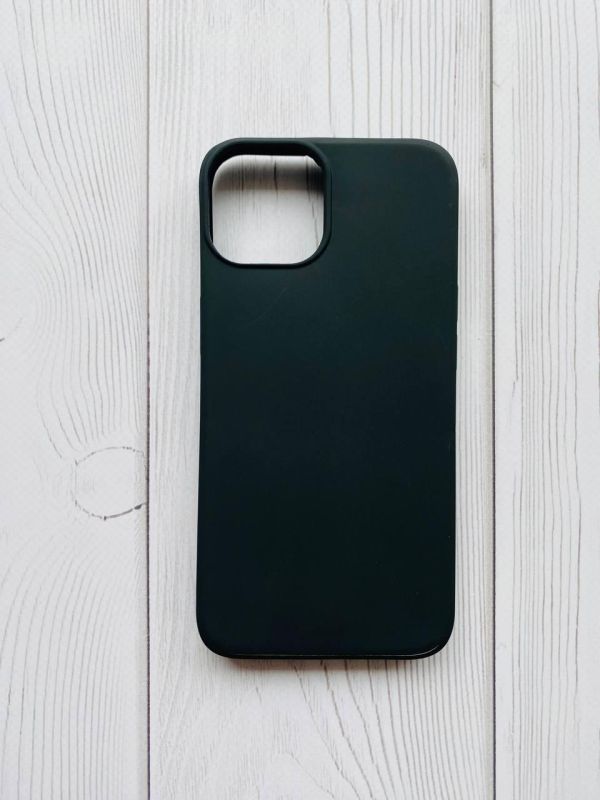 Силіконовий матовий чохол для Apple iPhone 14 Чорний