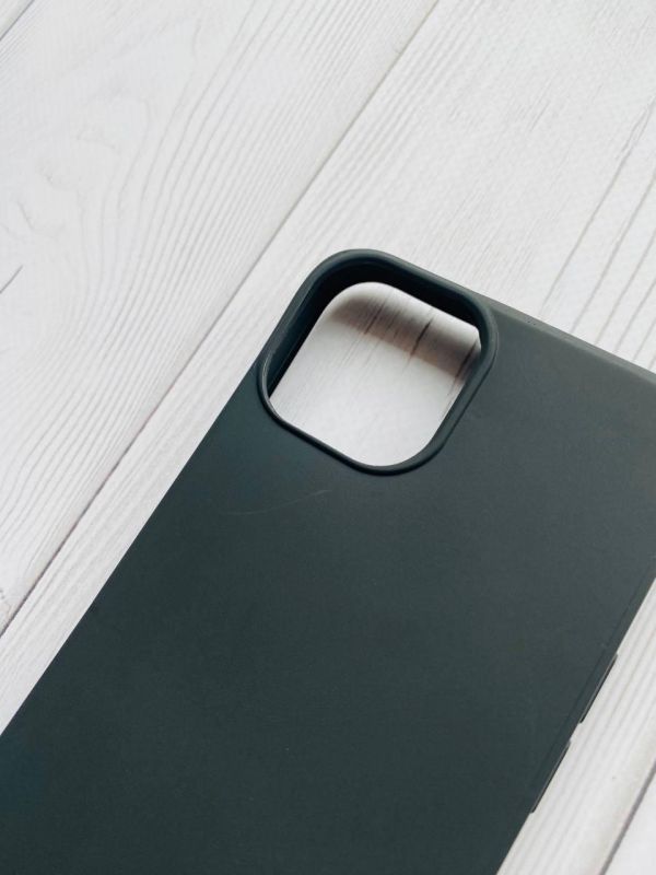 Силіконовий матовий чохол для Apple iPhone 14 Чорний