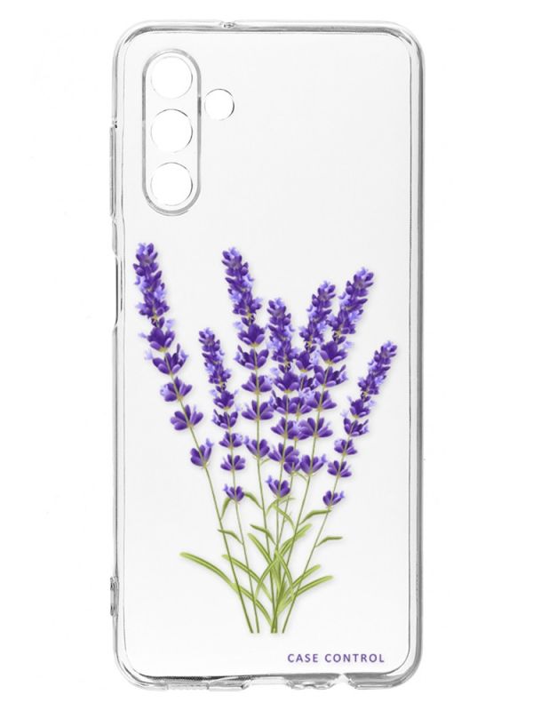 Прозорий чохол на Samsung A04s/A13 5G :: Лаванда (принт 28)