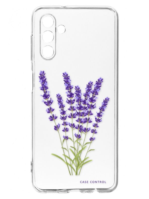 Прозорий чохол на Samsung Galaxy A54 5G / A546 :: Лаванда (принт 28)