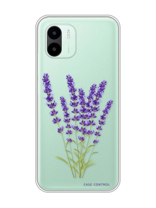 Прозорий чохол на Xiaomi Redmi A1 :: Лаванда (принт 28)