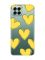 Прозорий чохол на Samsung Galaxy M33 5G :: Сердечка жовті (принт 259)