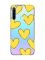 Прозорий чохол на Xiaomi Redmi Note 8  :: Сердечка жовті (принт 259)