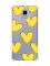 Чохол із потовщеними кутами на Samsung Galaxy J6 (2018) J600F :: Сердечка жовті (принт 259)