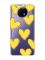 Прозорий чохол на Xiaomi Redmi Note 9T/Redmi Note 9 5G :: Сердечка жовті (принт 259)