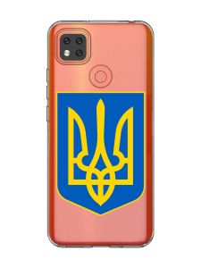 Прозорий чохол для Xiaomi Redmi 9C/10A :: Тризуб Україна (принт 256)
