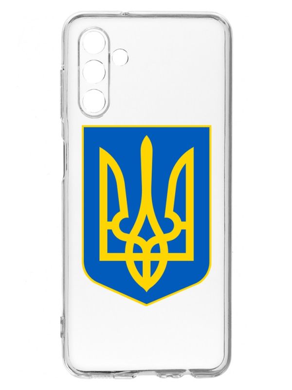 Прозорий чохол на Samsung Galaxy A54 5G / A546 :: Тризуб Україна (принт 256)