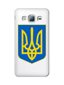 Прозорий чохол на Samsung Galaxy J3 2016 (J310) :: Тризуб Україна (принт 256)