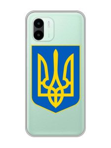Прозорий чохол на Xiaomi Redmi A1 :: Тризуб Україна (принт 256)