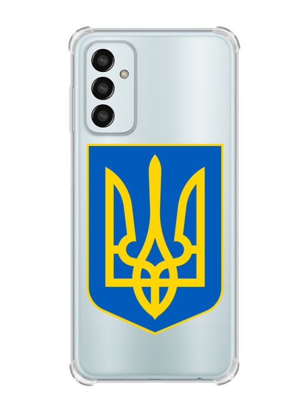 Чохол із потовщеними кутами на Samsung Galaxy M13 4G :: Тризуб Україна (принт 256)