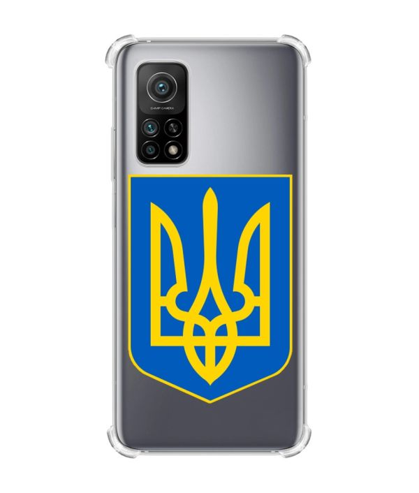 Чохол з потовщеними кутами для Xiaomi Mi 10T/Mi 10T Pro :: Тризуб Україна (принт 256)