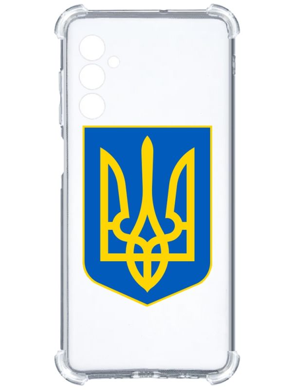 Чохол з потовщеними кутами на Samsung Galaxy A14 5G :: Тризуб Україна (принт 256)