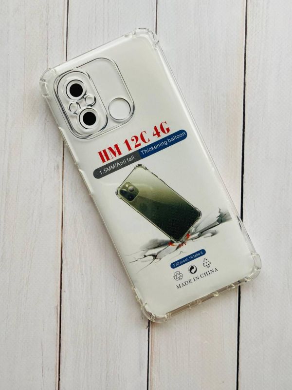 Прозорий силіконовий чохол з потовщеними кутами для Xiaomi Redmi 12C