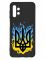Матовий чорний чохол на Samsung Galaxy A13 4G :: Тризуб Полум'я (принт 257)