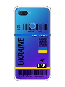 Чохол із потовщеними кутами на Xiaomi Mi 8 Lite :: Авіаквиток Україна (принт 262)