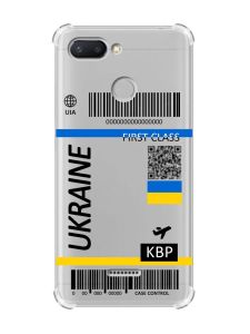 Чохол із потовщеними кутами для Xiaomi Redmi 6 :: Авіаквиток Україна (принт 262)