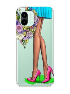 Прозорий чохол на Xiaomi Redmi A1 :: Квітковий настрій (принт 226)