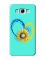 Матовий бірюзовий чохол на Samsung Galaxy J7(2016) J710 :: Серце з соняхом. Україна (принт 260)
