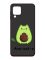 Матовий чорний чохол на Samsung Galaxy A22 4G/M32/M22 :: Котик Авокадо (принт 306)