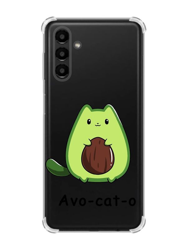 Чохол із потовщеними кутами на Samsung Galaxy A04s/A13 5G :: Котик Авокадо (принт 306)