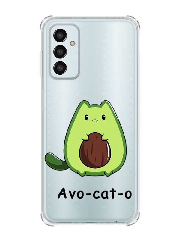 Чохол із потовщеними кутами на Samsung Galaxy M13 4G :: Котик Авокадо (принт 306)