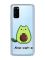 Чохол із потовщеними кутами на Samsung Galaxy S20 Plus :: Котик Авокадо (принт 306)