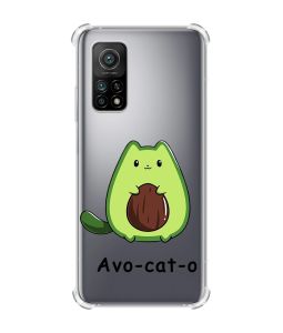 Чохол з потовщеними кутами для Xiaomi Mi 10T/Mi 10T Pro :: Котик Авокадо (принт 306)