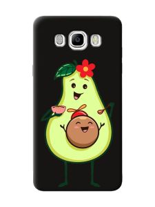 Матовий чорний чохол на Samsung Galaxy J7(2016) J710 :: Малюк Авокадо (принт 309)