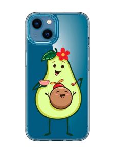 Прозорий чохол для iPhone 13 mini :: Малюк Авокадо (принт 309)