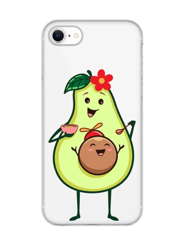 Прозорий чохол для iPhone 7, 8 :: Малюк Авокадо (принт 309)
