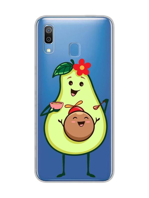 Прозорий чохол для Samsung Galaxy A30 (2019)/A20 (2019) :: Малюк Авокадо (принт 309)