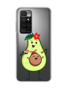 Прозорий чохол для Xiaomi Redmi 10 :: Малюк Авокадо (принт 309)