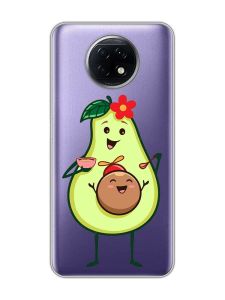Прозорий чохол на Xiaomi Redmi Note 9T/Redmi Note 9 5G :: Малюк Авокадо (принт 309)