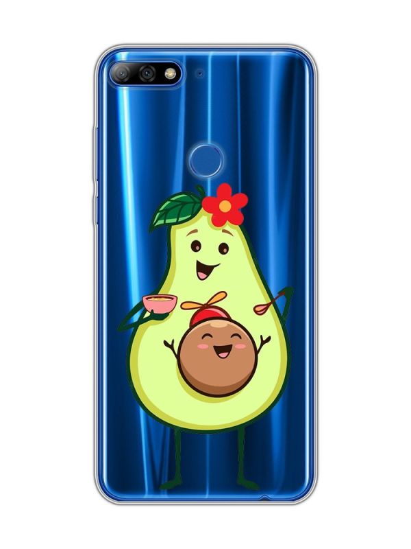 Прозорий чохол на Huawei Y7 2018 / Y7 prime 2018 :: Малюк Авокадо (принт 309)