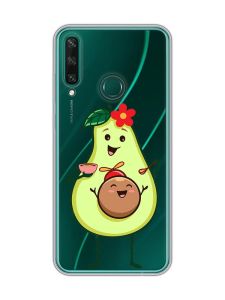 Прозорий чохол на Huawei Y6p :: Малюк Авокадо (принт 309)
