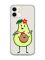 Прозорий чохол на iPhone 12 mini :: Малюк Авокадо (принт 309)
