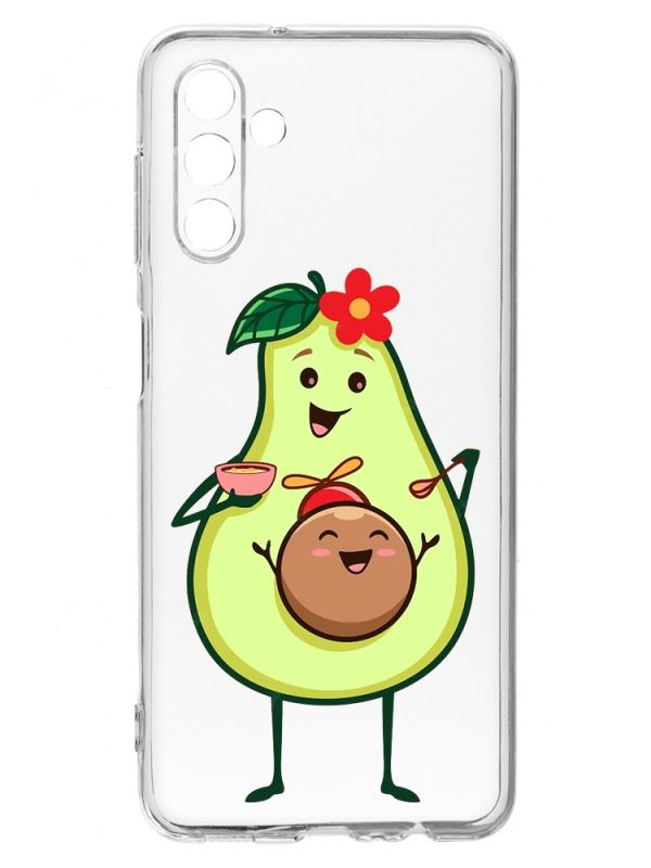Прозорий чохол на Samsung A04s/A13 5G :: Малюк Авокадо (принт 309)