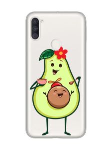 Прозорий чохол на Samsung Galaxy A11 :: Малюк Авокадо (принт 309)