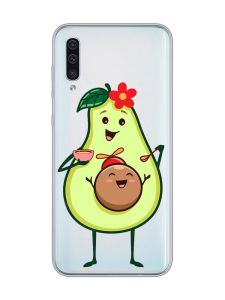 Прозорий чохол на Samsung Galaxy A50 (2019) A505 :: Малюк Авокадо (принт 309)