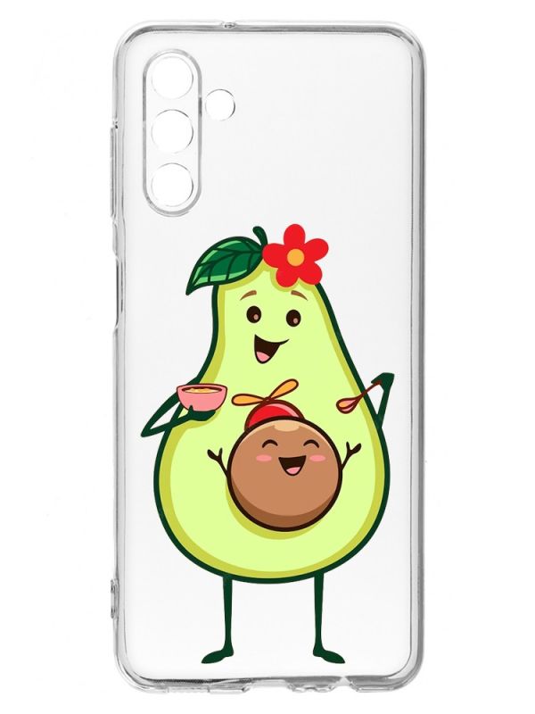 Прозорий чохол на Samsung Galaxy A54 5G / A546 :: Малюк Авокадо (принт 309)