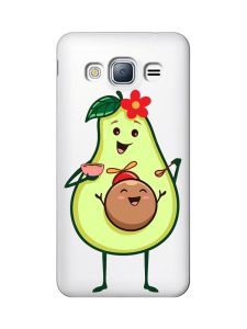 Прозорий чохол на Samsung Galaxy J3 2016 (J310) :: Малюк Авокадо (принт 309)