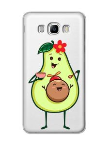 Прозорий чохол на Samsung Galaxy J7(2016) J710 :: Малюк Авокадо (принт 309)