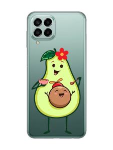 Прозорий чохол на Samsung Galaxy M33 5G :: Малюк Авокадо (принт 309)