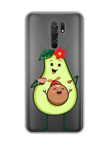 Прозорий чохол на Xiaomi Redmi 9 :: Малюк Авокадо (принт 309)
