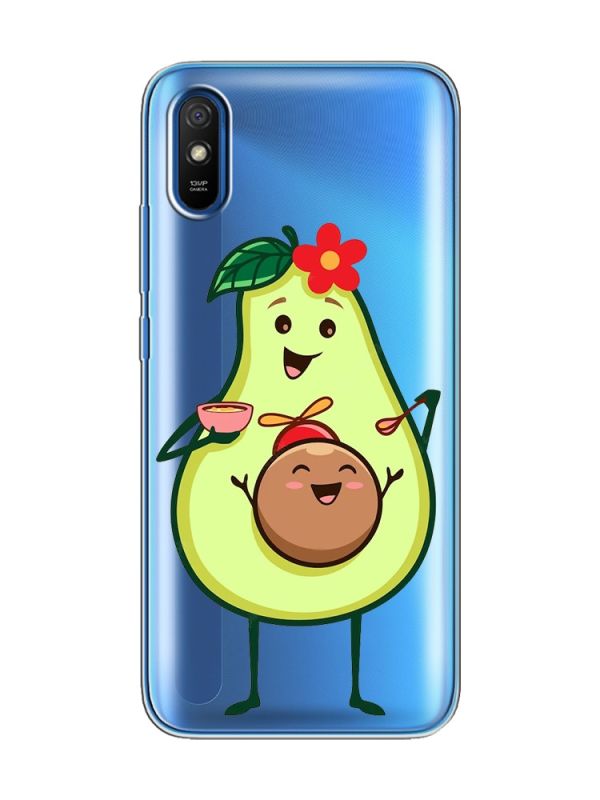 Прозорий чохол на Xiaomi Redmi 9A  :: Малюк Авокадо (принт 309)