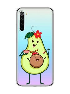 Прозорий чохол на Xiaomi Redmi Note 8  :: Малюк Авокадо (принт 309)