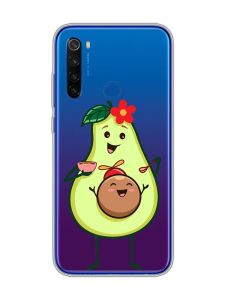 Прозорий чохол на Xiaomi Redmi Note 8T :: Малюк Авокадо (принт 309)
